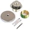 Watco 1.625 in. Overall Dia. x 16 Threads x 1.25 in. Lift-Turn Bath Stopper w-Bushing Trim, Brushed Nickel 58190-BN - alternate 1